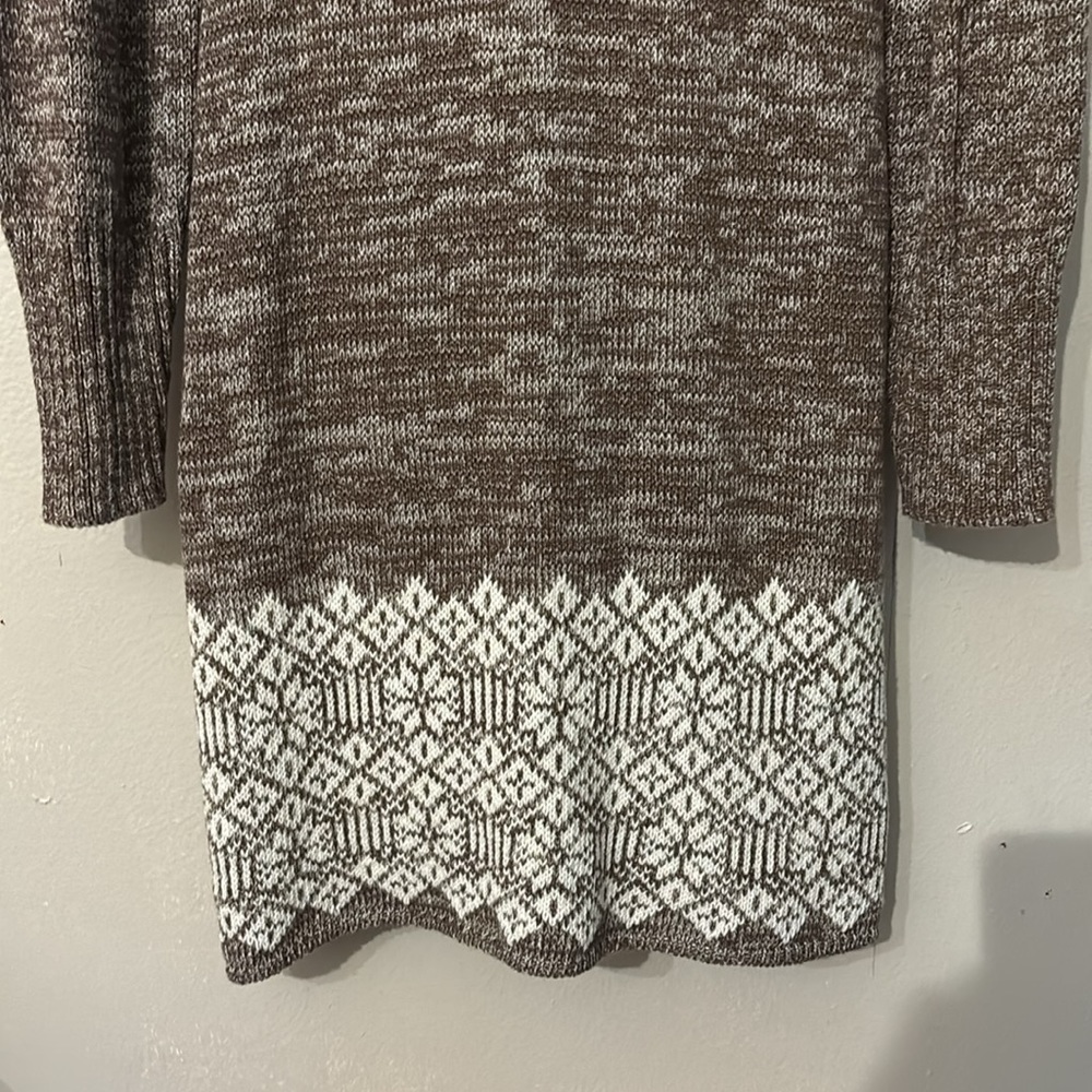 Soybu Dress melange with white snowflake print, size M - Picture 10 of 12